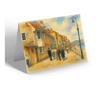 NOTELET - Madeira Cottages, the Promenade, Lyme Regis - Vintage Art Style
