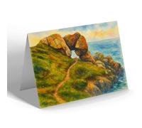 NOTELET - Madman's Window, Glenarm - Vintage Art Style