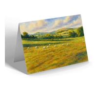 NOTELET - Malvern Hills (c) - Vintage Art Style