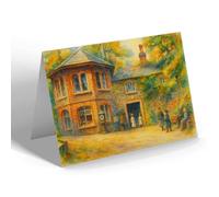 NOTELET - Malvern. St Ann's Well - Vintage Art Style