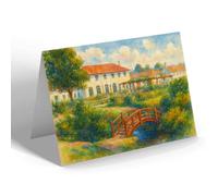NOTELET - Manors Garden & House, Silver End - Vintage Art Style