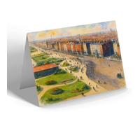 NOTELET - Marine Parade from the Tower, Gt. Yarmouth - Vintage Art Style