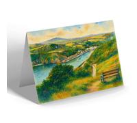 NOTELET - Marine Walk & Old Fishguard - Vintage Art Style