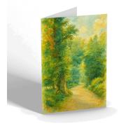 NOTELET - Matlock Bath. Lovers Walk - Vintage Art Style