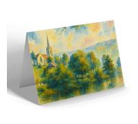 NOTELET - Matlock Bath. The Church from Lover's Walk - Vintage Art Style