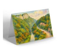 NOTELET - Matlock. The High Tor - Vintage Art Style