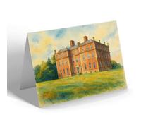 NOTELET - Mawley Hall, Cleobury Mortimer - Vintage Art Style