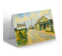 NOTELET - Medical Hall & Springfield Road, Portavogie - Vintage Art Style