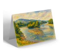NOTELET - Meeting of the Waters, Aboyne - Vintage Art Style