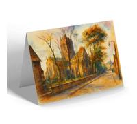 NOTELET - Melton Mowbray. St Mary's Church, Vintage Art Style