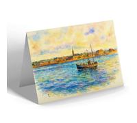 NOTELET - Montrose from Ferryden - Vintage Art Style