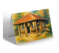 NOTELET - Mr Lloyd George's Farm Shop, Churt (d) - Vintage Art Style