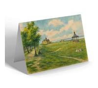 NOTELET - Nairn. The Links & Bandstand - Vintage Art Style
