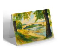 NOTELET - New Spey Bridge, Grantown-on-Spey - Vintage Art Style