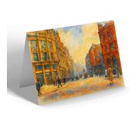 NOTELET - New Street, Birmingham (a) - Vintage Art Style