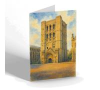 NOTELET - Norman Tower, Bury St Edmunds - Vintage Art Style