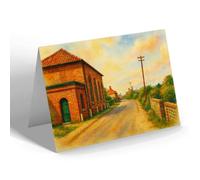 NOTELET - Norwich Road, Corpusty - Vintage Art Style