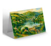 NOTELET - Noss Mayo from Newton Ferrers - Vintage Art Style