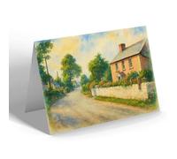 NOTELET - Old Walls, Llanrhidian - Vintage Art Style