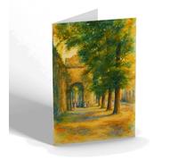 NOTELET - Old Walls, Tenby - Vintage Art Style