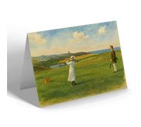 NOTELET - On the Golf Links, Cromer - Vintage Art Style