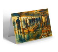 NOTELET - On the Pontoon, Lowestoft - Vintage Art Style