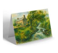 NOTELET - On the Road to Roman Steps, Llanbedr - Vintage Art Style