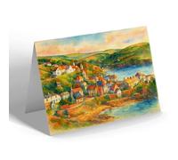 NOTELET - Outer Hope, Hope Cove - Vintage Art Style