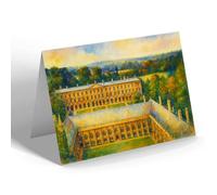 NOTELET - Oxford. Magdalen College, Cherwell - Vintage Art Style