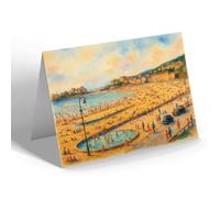 NOTELET - Paddling Pool & Sands, Weston-super-Mare - Vintage Art Style
