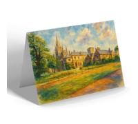 NOTELET - Peterborough Bishops Palace/Cathedral - Vintage Art Style