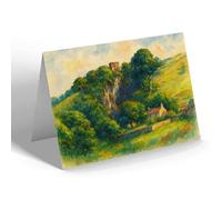 NOTELET - Peveril Castle, Castleton - Vintage Art Style