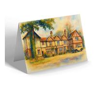 NOTELET - Peveril Of the Peak Hotel, Thorpe (b) - Vintage Art Style