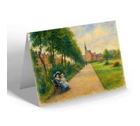 NOTELET - Plashet Park, East Ham - Vintage Art Style