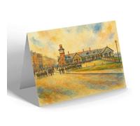 NOTELET - Portrush. The Station - Vintage Art Style