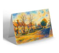 NOTELET - Post Office, High Street, Leiston - Vintage Art Style