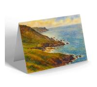 NOTELET - Prawle Point from Garra Rocks, Salcombe - Vintage Art Style