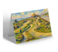 NOTELET - Promenade Gardens, South Shore, Blackpool - Vintage Art Style
