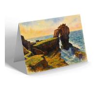 NOTELET - Pulpit Rock, Portland (a) - Vintage Art Style