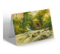NOTELET - Queen Mary's Bridge, Newton Stewart - Vintage Art Style