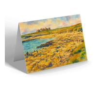 NOTELET - Rest Bay & the Rest, Porthcawl - Vintage Art Style