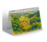 NOTELET - Rievaulx Abbey from the Terrace (a) - Vintage Art Style