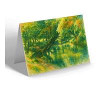 NOTELET - River Mole near Box Hill, Dorking - Vintage Art Style