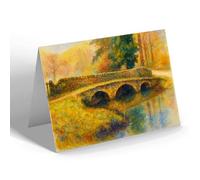 NOTELET - Roman Bridge, Castle Combe (a) - Vintage Art Style