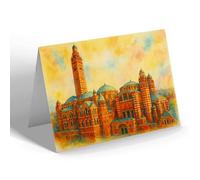 NOTELET - Roman Catholic Cathedral, Westminster (c) - Vintage Art Style