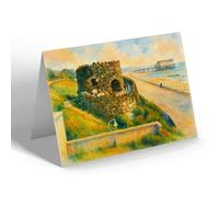 NOTELET - Ross Castle/South Promenade Cleethorpes b - Vintage Art Style