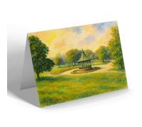 NOTELET - Rotherham. Band Stand, Clifton Park - Vintage Art Style