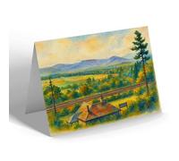 NOTELET - Rothiemurchus & the Cairngorms, Aviemore b - Vintage Art Style