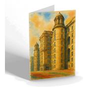 NOTELET - Royal Infirmary, Glasgow (b) - Vintage Art Style
