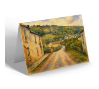 NOTELET - Royal Oak Inn & Village, Sparkbridge - Vintage Art Style